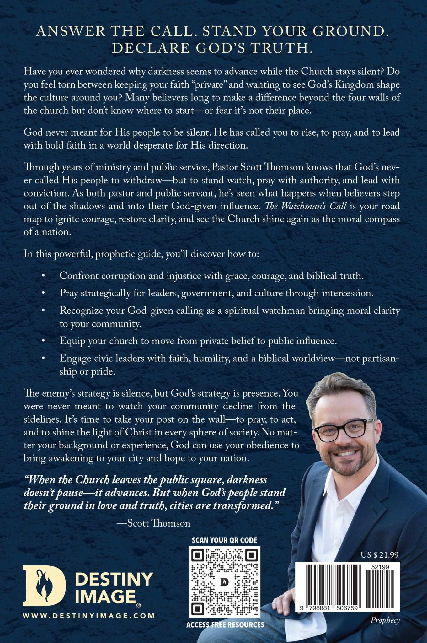 The Watchman's Call: How God has Called and Anointed you to Impact Your Community - May 5, 2026 - Faith & Flame - Books and Gifts - Destiny Image - 9798881506759