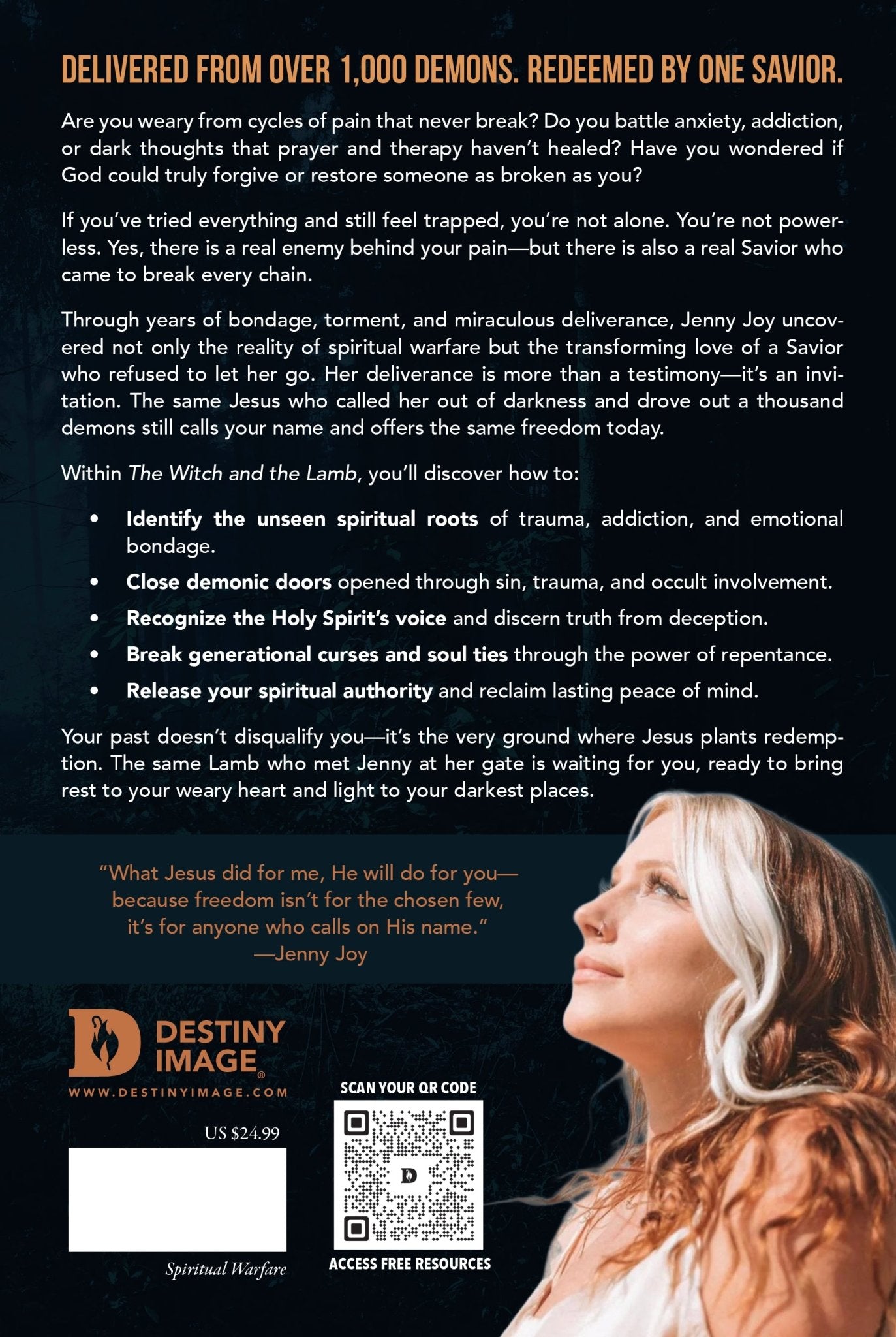 The Witch and the Lamb: From Darkness to Deliverance: One Woman’s Journey Out of Witchcraft and Into the Light of Christ - February 3, 2026 - Faith & Flame - Books and Gifts - Destiny Image - 9798881507657