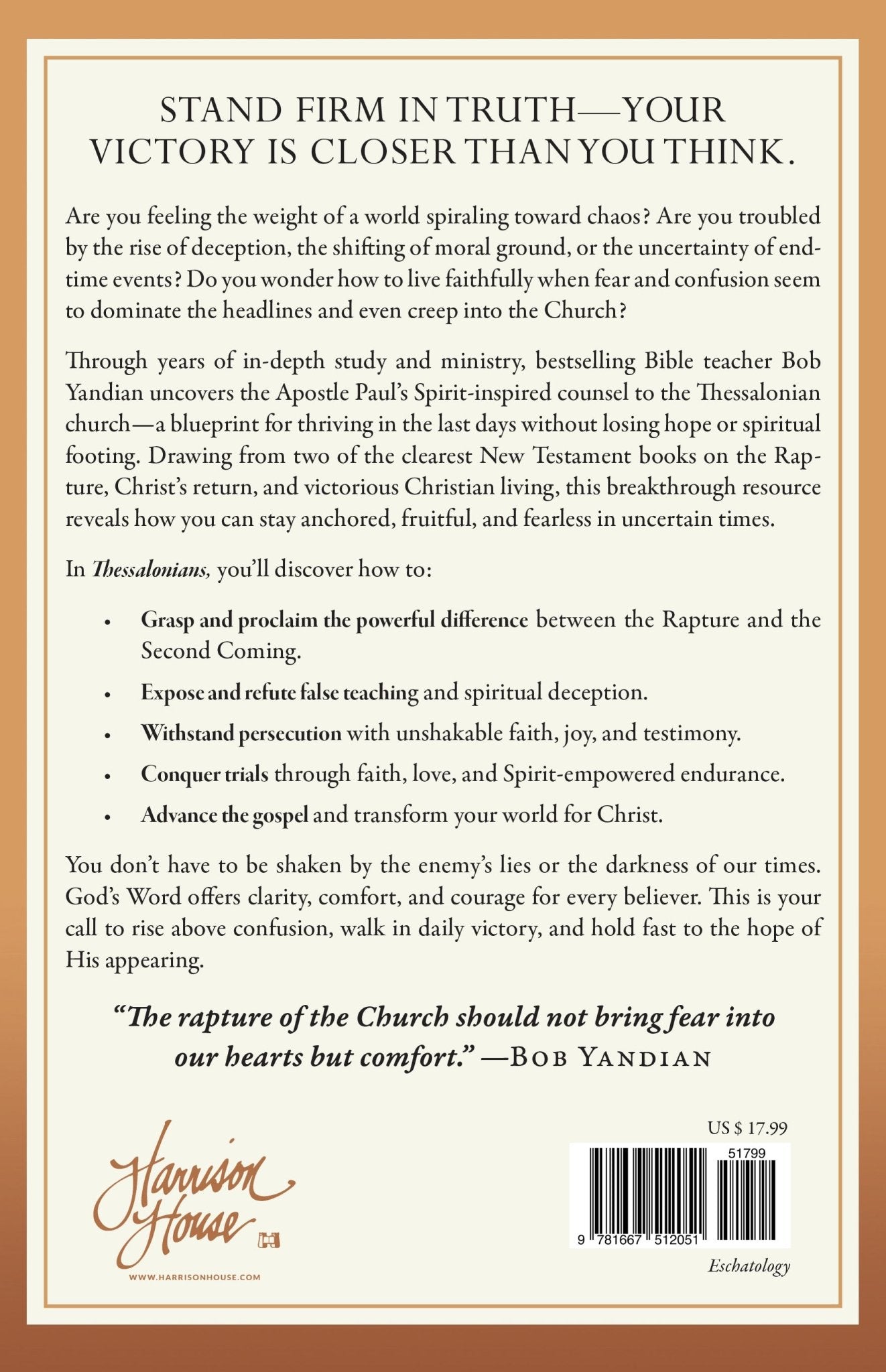 Thessalonians: A New Testament Commentary – March 3, 2026 - Faith & Flame - Books and Gifts - Harrison House - 9781667512051