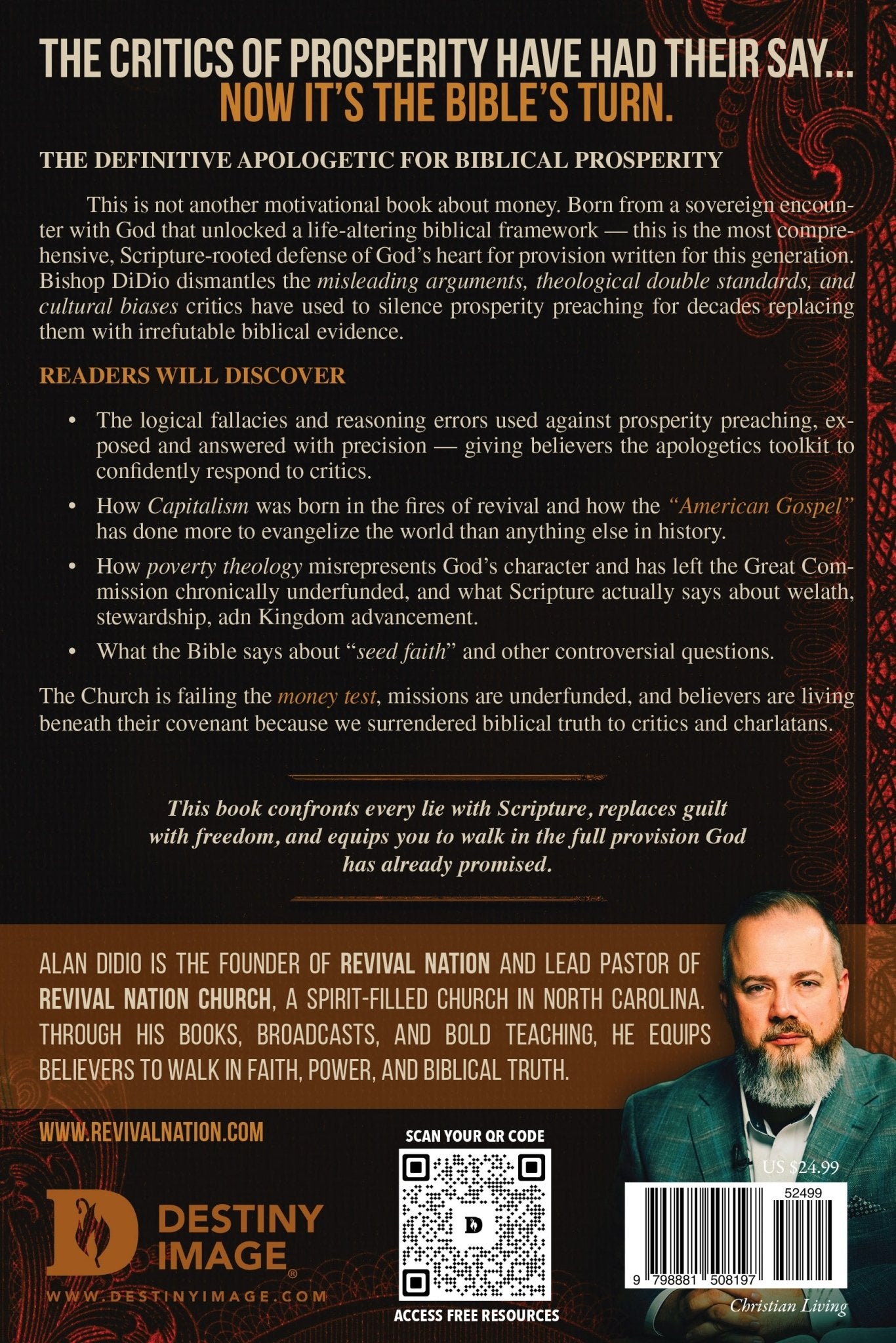 They Lied to You About Prosperity - October 1, 2026 - Faith & Flame - Books and Gifts - Destiny Image - 9798881508197