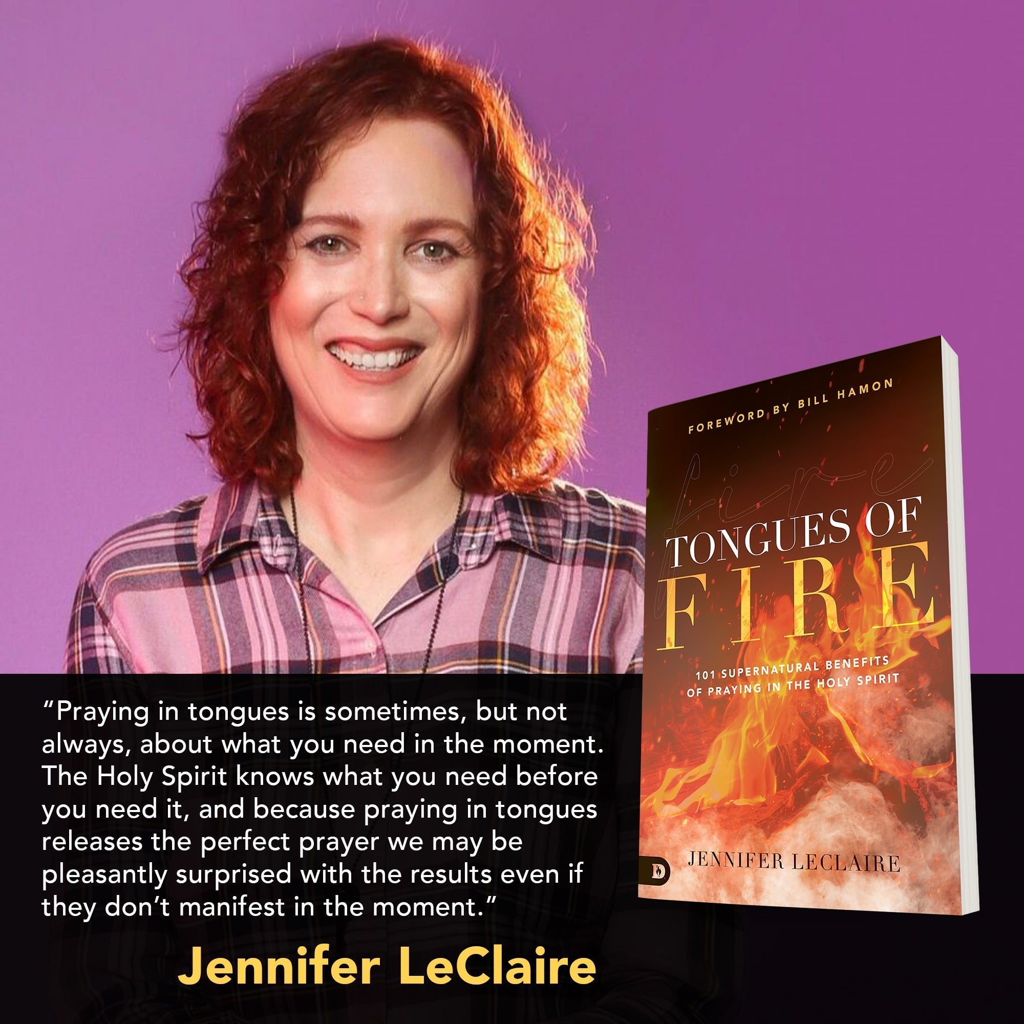 Tongues of Fire: 101 Supernatural Benefits of Praying in the Holy Spirit Paperback – April 19, 2022 - Faith & Flame - Books and Gifts - Destiny Image - 9780768462111