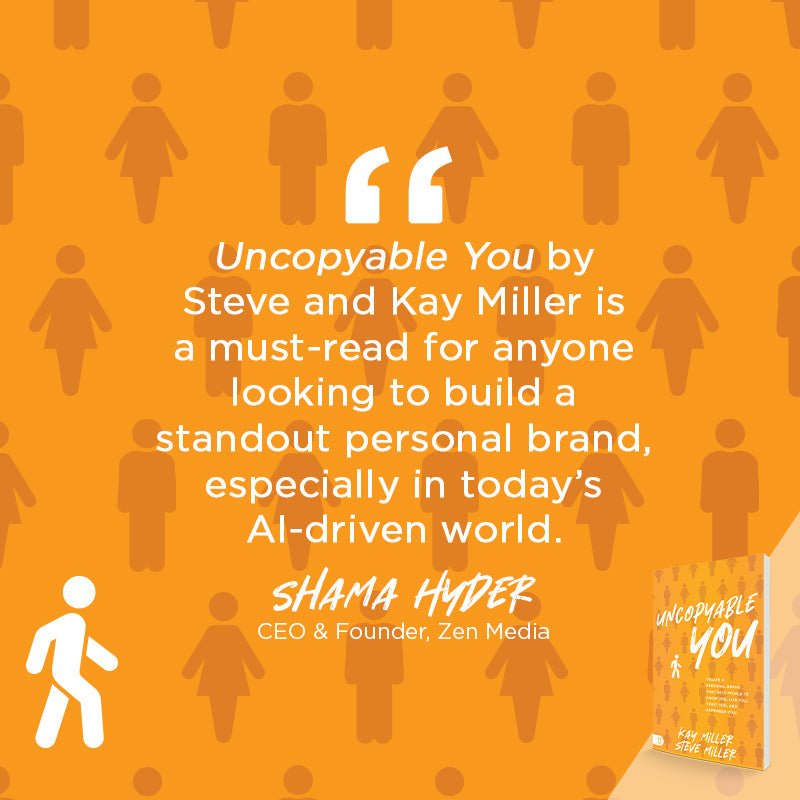 Uncopyable You: Create a Personal Brand that Gets People to Know You, Like You, Trust You, and Remember You! - August 2024 - Faith & Flame - Books and Gifts - Sound Wisdom - 9781640955257