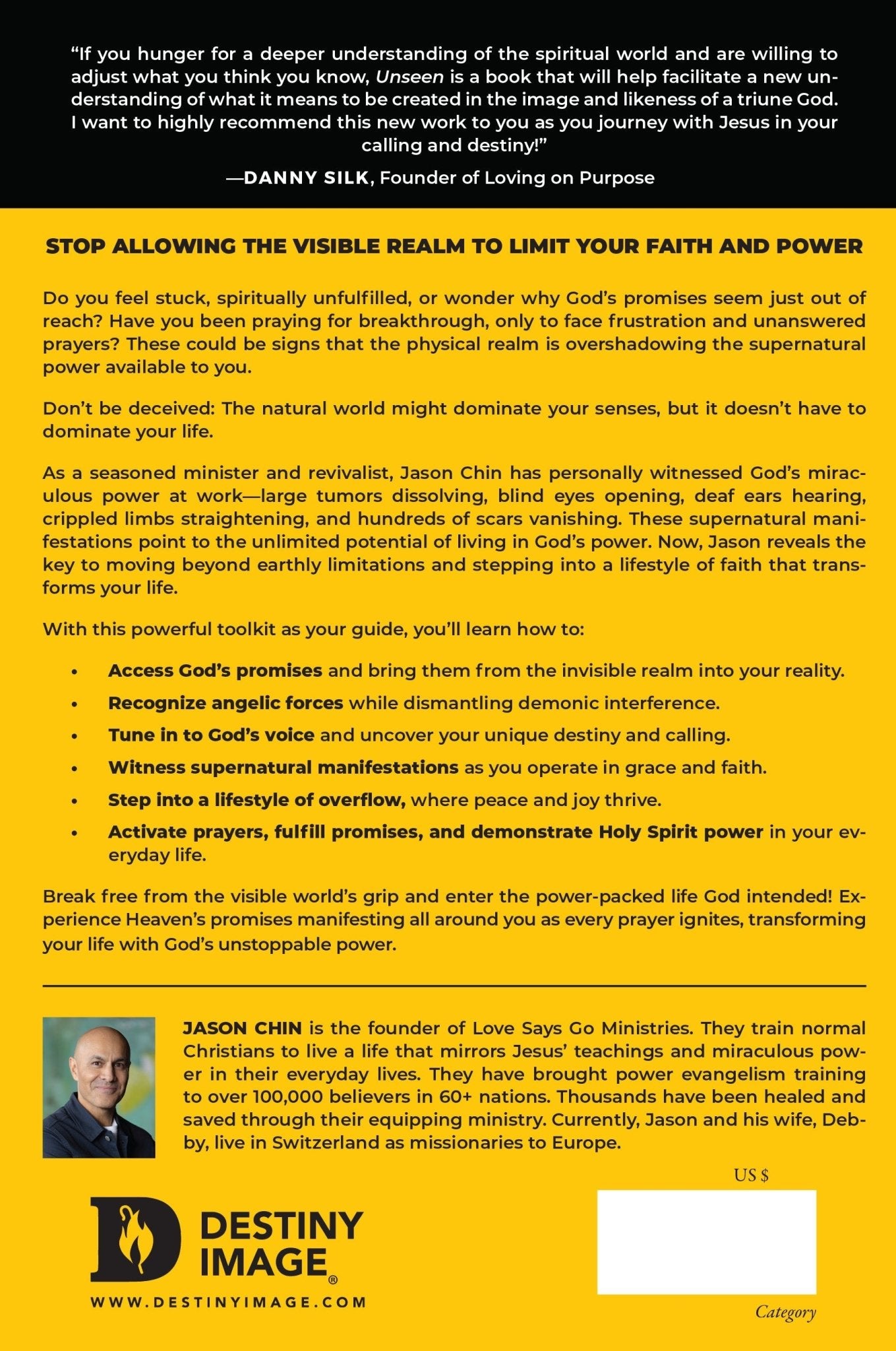 Unseen: Access the Supernatural Realm of Angels, Dreams and Visions and Experience Resurrection Power Paperback – September 2, 2025 - Faith & Flame - Books and Gifts - Destiny Image - 9798881505233