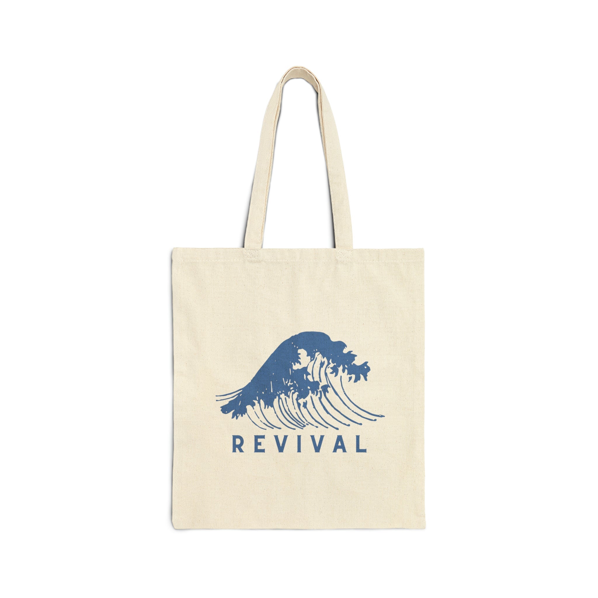 Wave of Revival Canvas Tote - Faith & Flame - Books and Gifts - Printify -