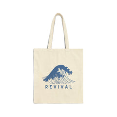 Wave of Revival Canvas Tote - Faith & Flame - Books and Gifts - Printify -