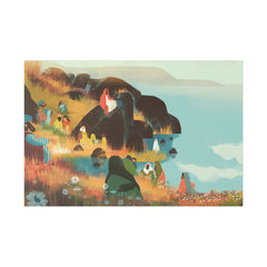 Wonderful Words on a Hillside Matte Canvas - Faith & Flame - Books and Gifts - Printify -