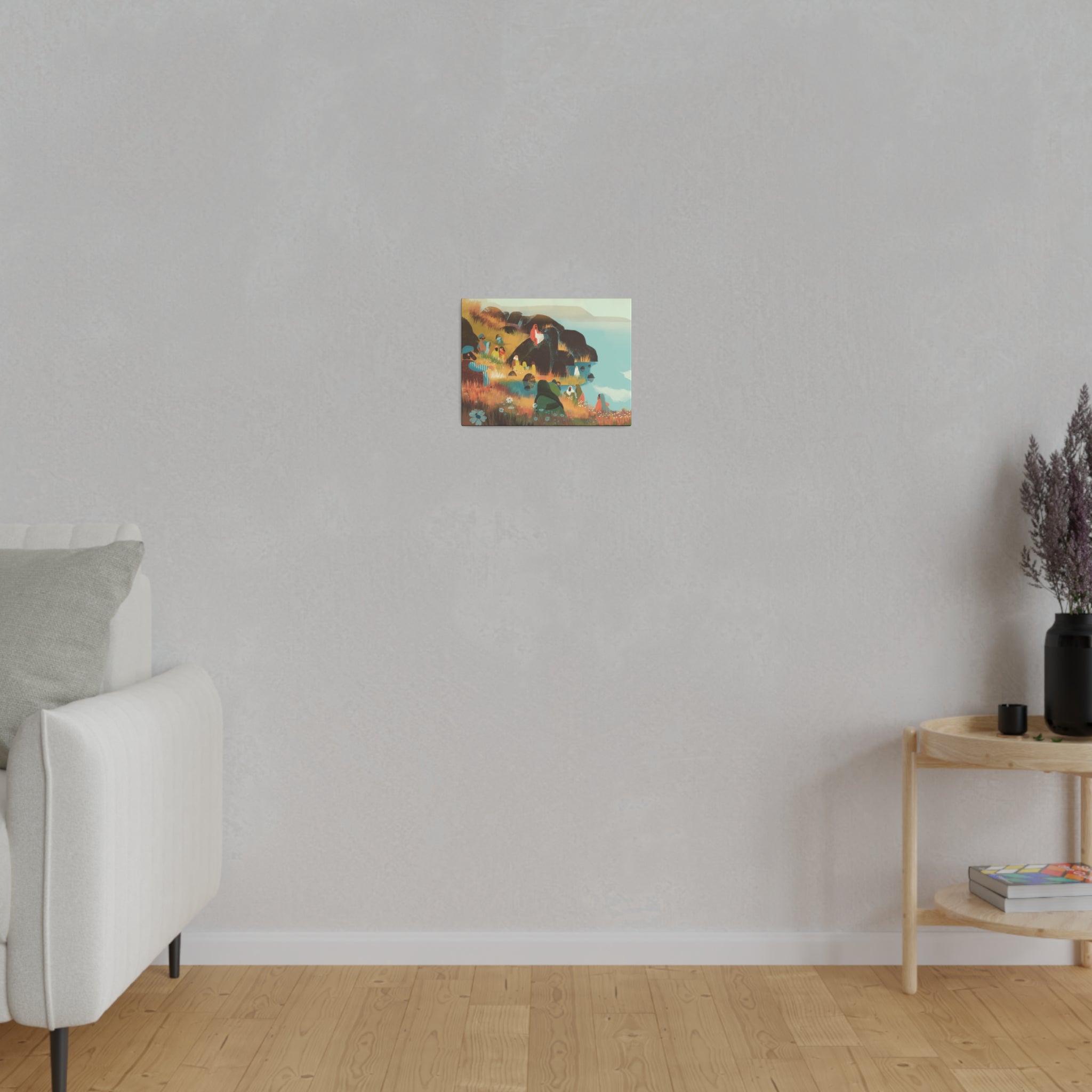 Wonderful Words on a Hillside Matte Canvas - Faith & Flame - Books and Gifts - Printify -