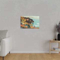 Wonderful Words on a Hillside Matte Canvas - Faith & Flame - Books and Gifts - Printify -
