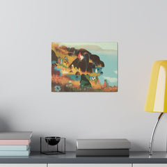 Wonderful Words on a Hillside Matte Canvas - Faith & Flame - Books and Gifts - Printify -