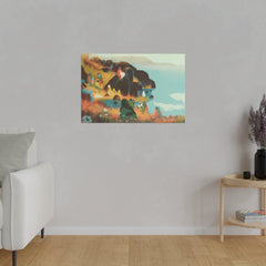Wonderful Words on a Hillside Matte Canvas - Faith & Flame - Books and Gifts - Printify -