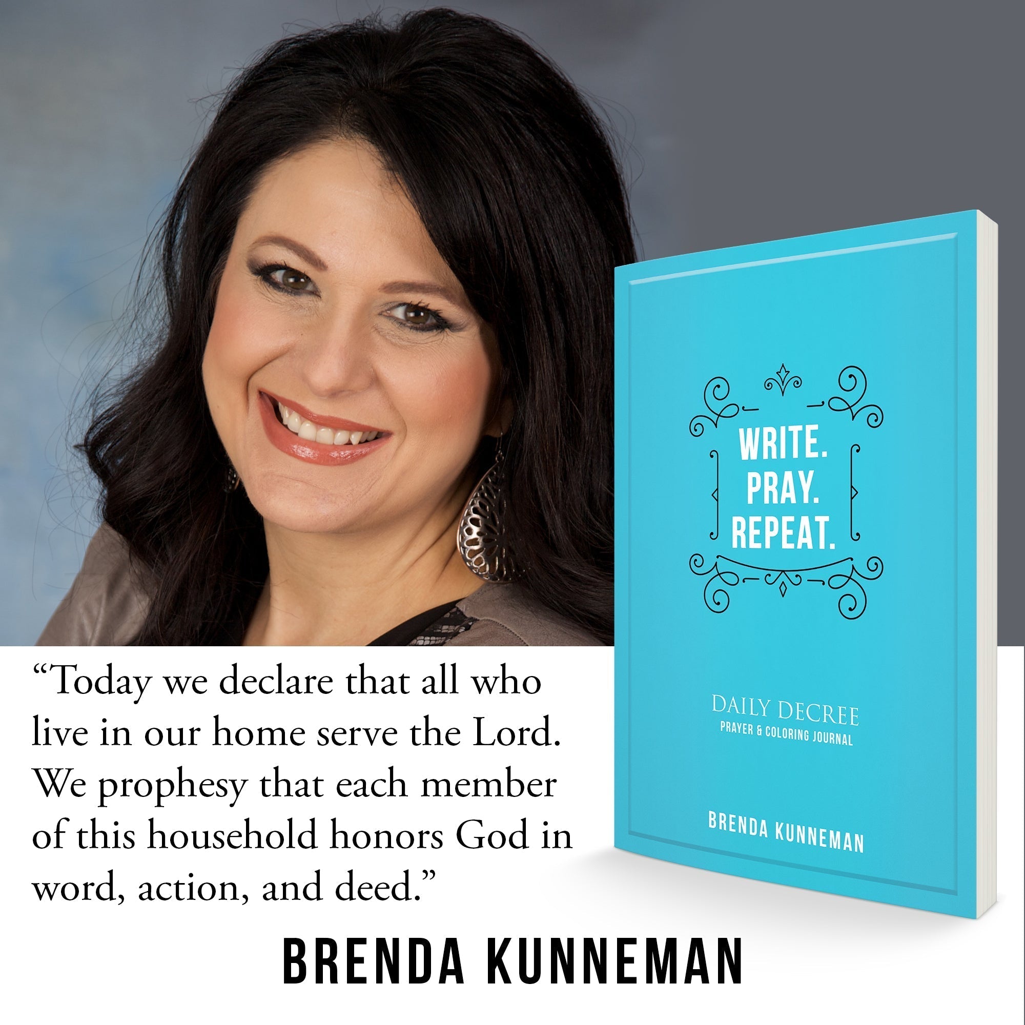 Write. Pray. Repeat.: An Interactive Journal for Writing Your Own Biblical Declarations Paperback – July 11, 2023 - Faith & Flame - Books and Gifts - Destiny Image - 9780768474565