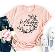 Be Still And Know T-shirt - Faith & Flame - Books and Gifts - White Caeneus -
