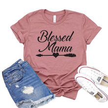 Blessed Mama T-shirt - Faith & Flame - Books and Gifts - White Caeneus -
