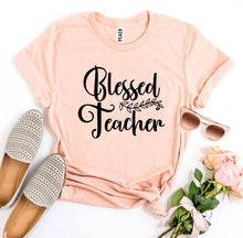 Blessed Teacher T-shirt - Faith & Flame - Books and Gifts - Agate -