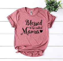 Blessed To Be Called Mama T-shirt - Faith & Flame - Books and Gifts - Agate -
