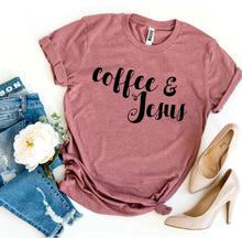 Coffee And Jesus T-shirt - Faith & Flame - Books and Gifts - Agate -