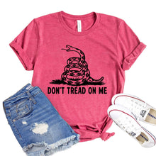Don't Tread On Me T-shirt - Faith & Flame - Books and Gifts - White Caeneus -