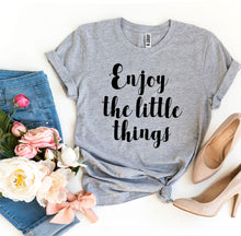 Enjoy The Little Things T-shirt - Faith & Flame - Books and Gifts - Agate -
