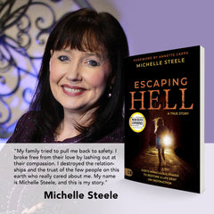 Escaping Hell: A True Story of God's Miraculous Power to Restore a Life Bent on Destruction (An NDE Collection) Paperback – September 20, 2022 - Faith & Flame - Books and Gifts - Harrison House - 9781680319118