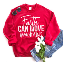 Faith Can Move Mountains Sweatshirt - Faith & Flame - Books and Gifts - Agate -
