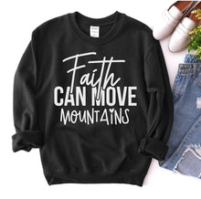 Faith Can Move Mountains Sweatshirt - Faith & Flame - Books and Gifts - Agate -