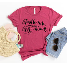 Faith Can Move Mountains T-shirt - Faith & Flame - Books and Gifts - White Caeneus -