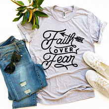 Faith Over Fear T-shirt - Faith & Flame - Books and Gifts - Agate -