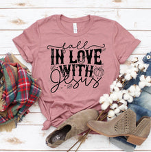 Fall In Love With Jesus T-shirt - Faith & Flame - Books and Gifts - Agate -