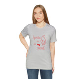 Ignite your soul Short Sleeve Tee - Faith & Flame - Books and Gifts - Printify -