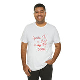 Ignite your soul Short Sleeve Tee - Faith & Flame - Books and Gifts - Printify -