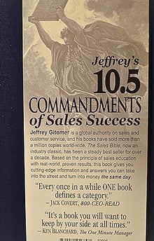 Jeffrey Gitomer's The Sales Bible: The Ultimate Sales Resource Hardcover – November 7, 2023 - Faith & Flame - Books and Gifts - Sound Wisdom - 9780971946897