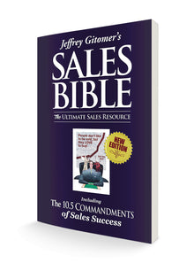 Jeffrey Gitomer's The Sales Bible: The Ultimate Sales Resource Hardcover – November 7, 2023 - Faith & Flame - Books and Gifts - Sound Wisdom - 9780971946897