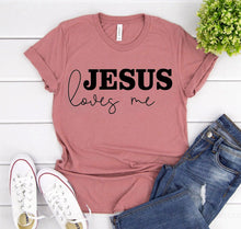 Jesus Loves Me T-shirt - Faith & Flame - Books and Gifts - White Caeneus -