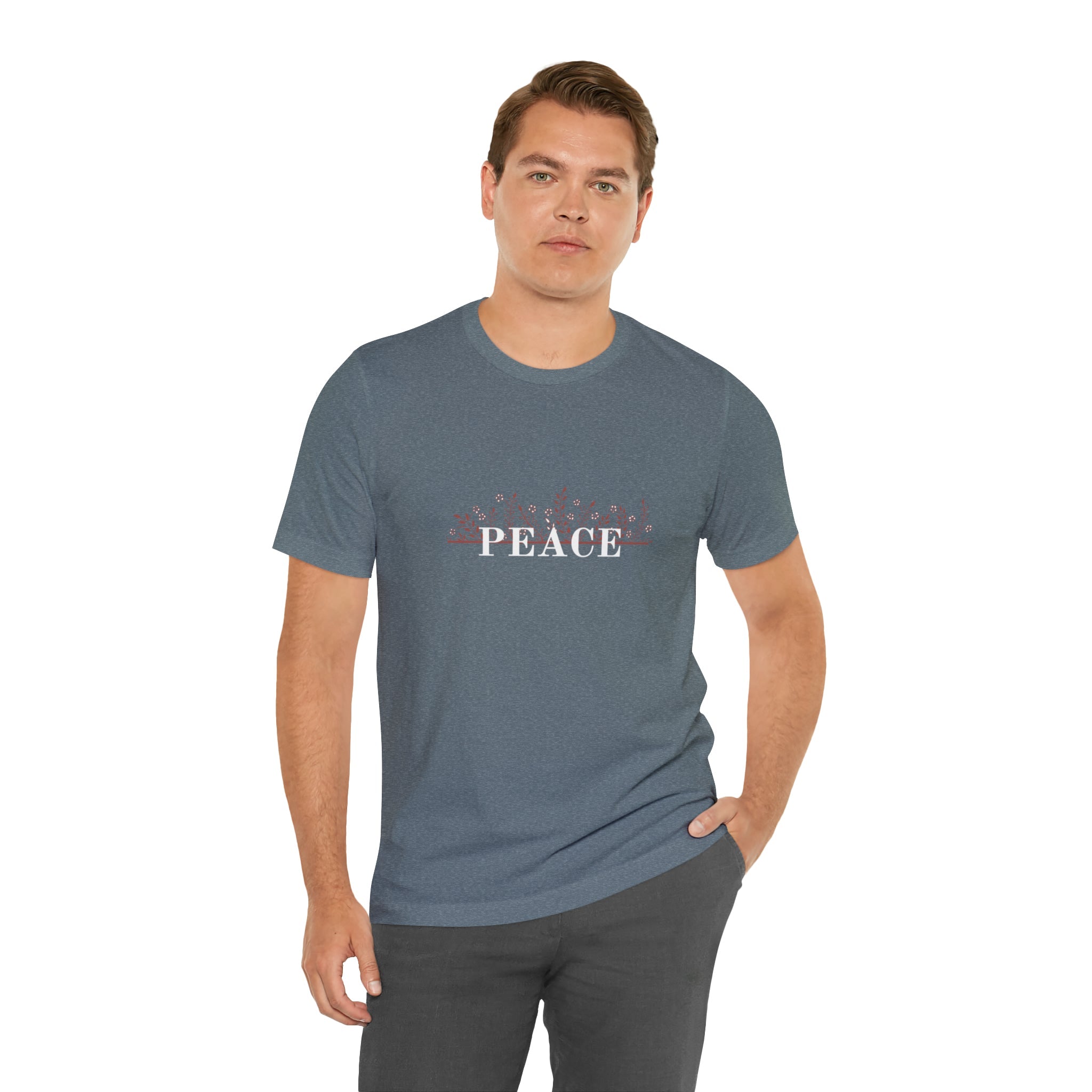Peace Short Sleeve Tee - Faith & Flame - Books and Gifts - Printify -