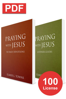 Praying with Jesus Congregation Bundle (100 License) (Digital Download) - Faith & Flame - Books and Gifts - Destiny Image - PWJ100