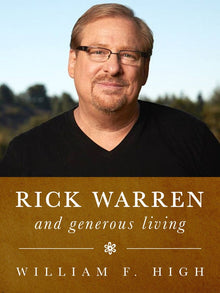 Rick Warren and Generous Living - Feature Message - Faith & Flame - Books and Gifts - Destiny Image - DIFIDD