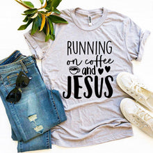 Running On Coffee And Jesus T-shirt - Faith & Flame - Books and Gifts - Agate -