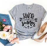 Saved Sinner T-shirt - Faith & Flame - Books and Gifts - Agate -
