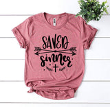 Saved Sinner T-shirt - Faith & Flame - Books and Gifts - Agate -