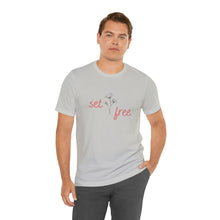 Set Free Short Sleeve Tee - Faith & Flame - Books and Gifts - Printify -