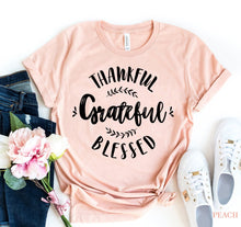 Thankful Grateful T-shirt - Faith & Flame - Books and Gifts - Agate -