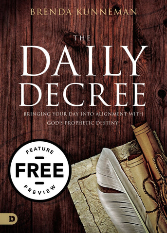 The Daily Decree Free Feature Message (PDF Download) - Faith & Flame - Books and Gifts - Destiny Image - DIFIDD