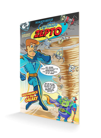 The Galactic Quests of Captain Zepto: Issue 2: Disturbance in the Galaxy (Paperback)