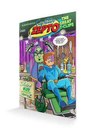 The Galactic Quests of Captain Zepto: Issue 4: The Great Z Clips Paperback – September 5, 2023