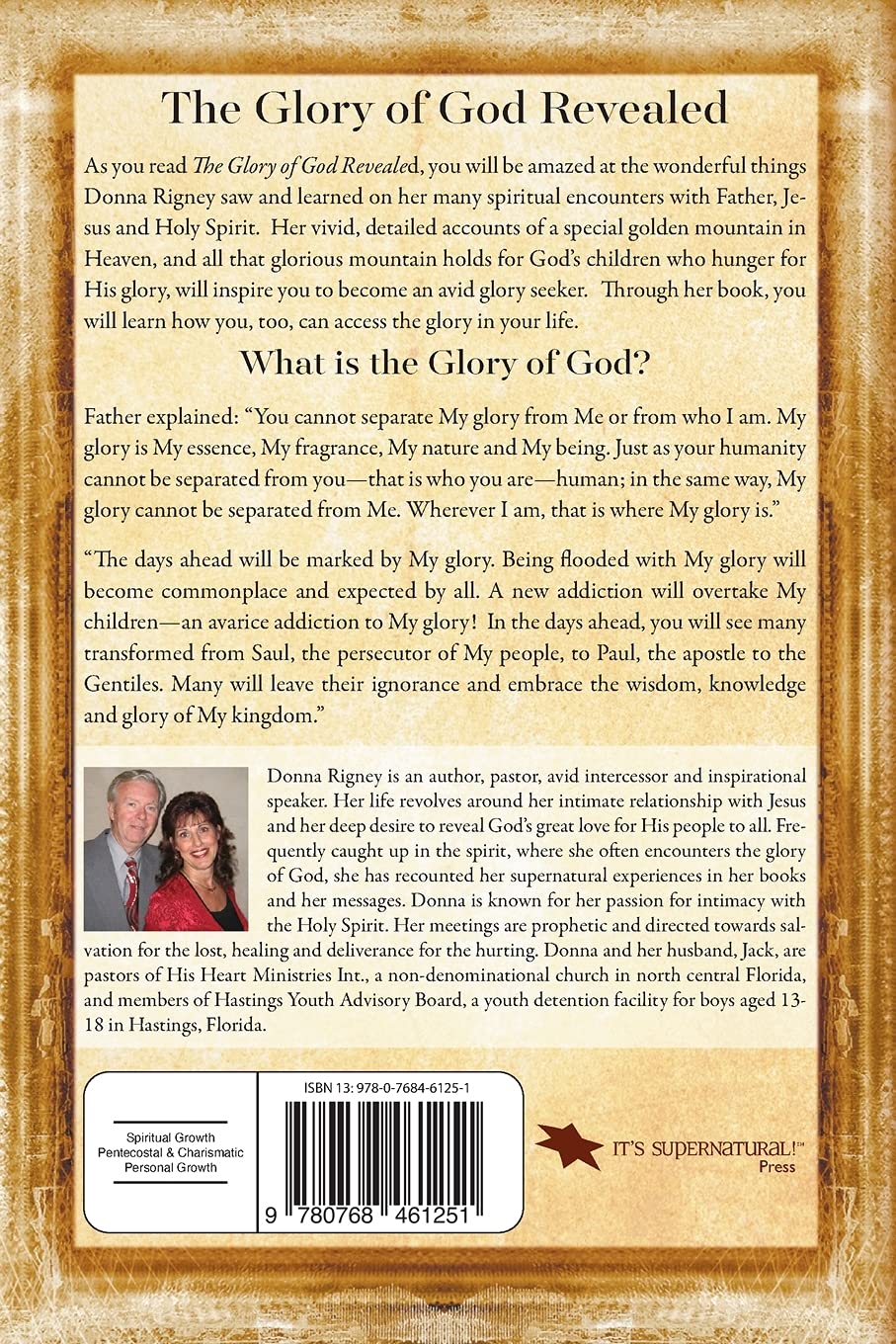 The Glory of God Revealed (Paperback) - Faith & Flame - Books and Gifts - It's Supernatural Press - 9780768461251