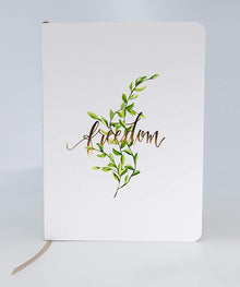 The Grove Journal, Freedom (White): Soft-touch 160 Page Lined 5.5” x 7.5” Journal (Diary, Notebook) Paperback – October 15, 2019 - Faith & Flame - Books and Gifts - Passion Publishing - 9781949255041