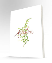 The Grove Journal, Freedom (White): Soft-touch 160 Page Lined 5.5” x 7.5” Journal (Diary, Notebook) Paperback – October 15, 2019 - Faith & Flame - Books and Gifts - Passion Publishing - 9781949255041