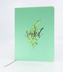 The Grove Journal, Rooted (Green): Soft-touch 160 Page Lined 5.5” x 7.5” Journal (Diary, Notebook) Paperback – October 15, 2019 - Faith & Flame - Books and Gifts - Passion Publishing - 9781949255027