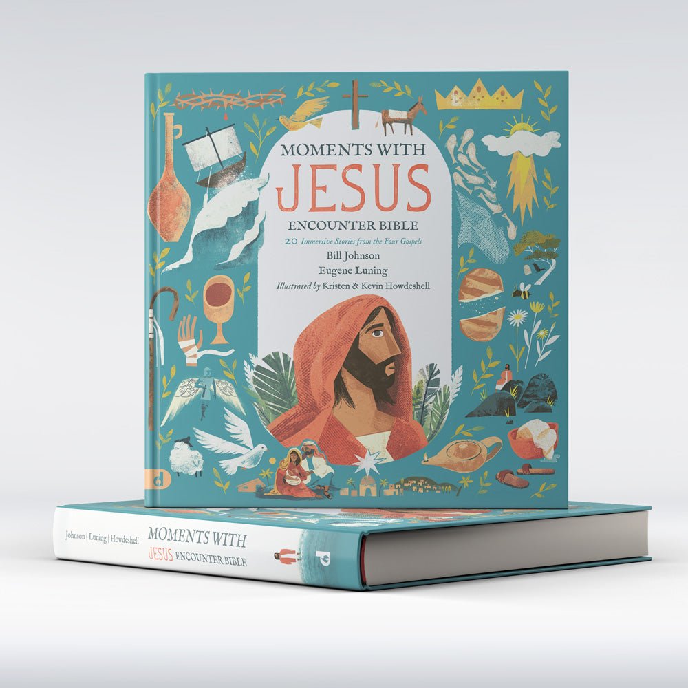 The Moments with Jesus Encounter Bible: 20 Immersive Stories from the Four Gospels Hardcover – October 19, 2021 - Faith & Flame - Books and Gifts - Destiny Image - 9780768456103