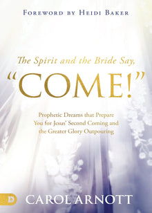 The Spirit and the Bride Say "Come!": Prophetic Dreams that Prepare You for Jesus' Second Coming and the Greater Glory Outpouring Paperback – July 19, 2022 - Faith & Flame - Books and Gifts - Destiny Image - 9780768461046
